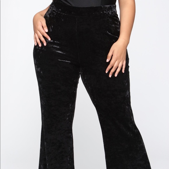 Fashion Nova Pants - Wide leg suede pants